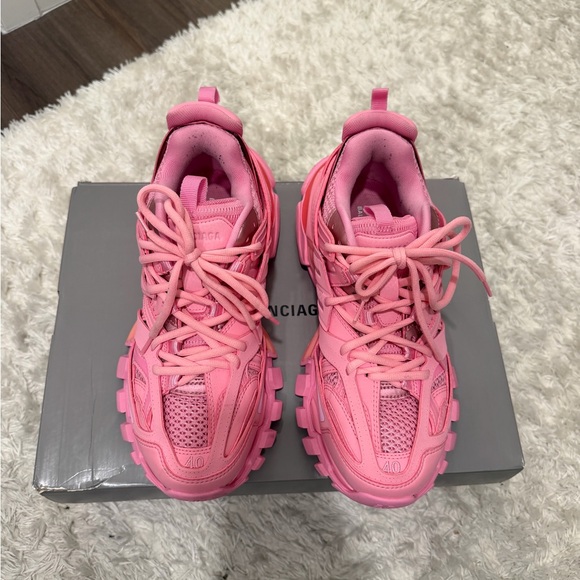 Balenciaga Vibrant Pink Athletic Shoes - Picture 4 of 6